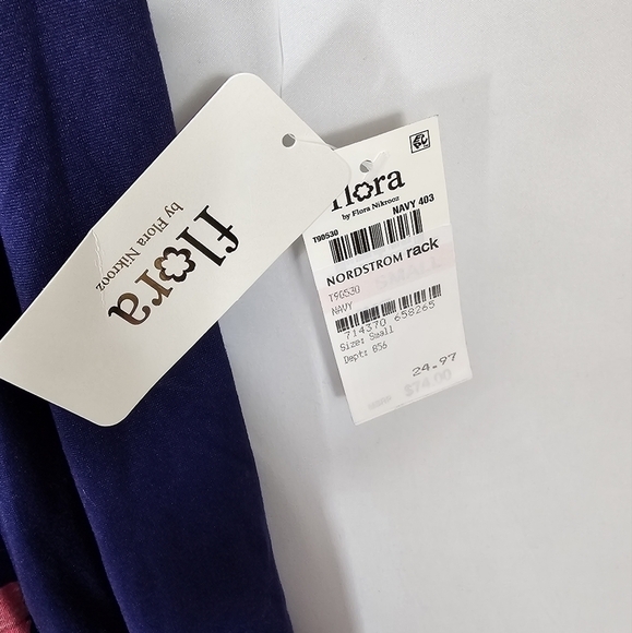 FLORA by Flora Nikrooz size Small robe in purple and pink floral NWT - Picture 3 of 5